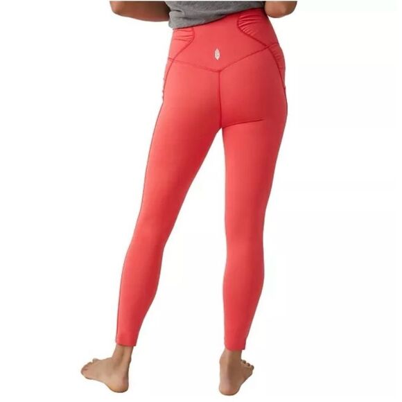 Free People Movement Set The Pace Leggings Cayenne L NWT $98 - Picture 5 of 12